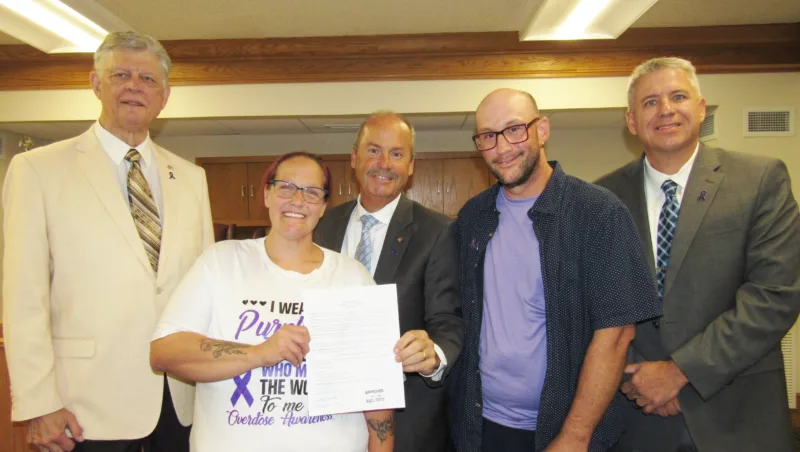 Marshall County Residents Encouraged to Wear Purple During National Recovery Month In September